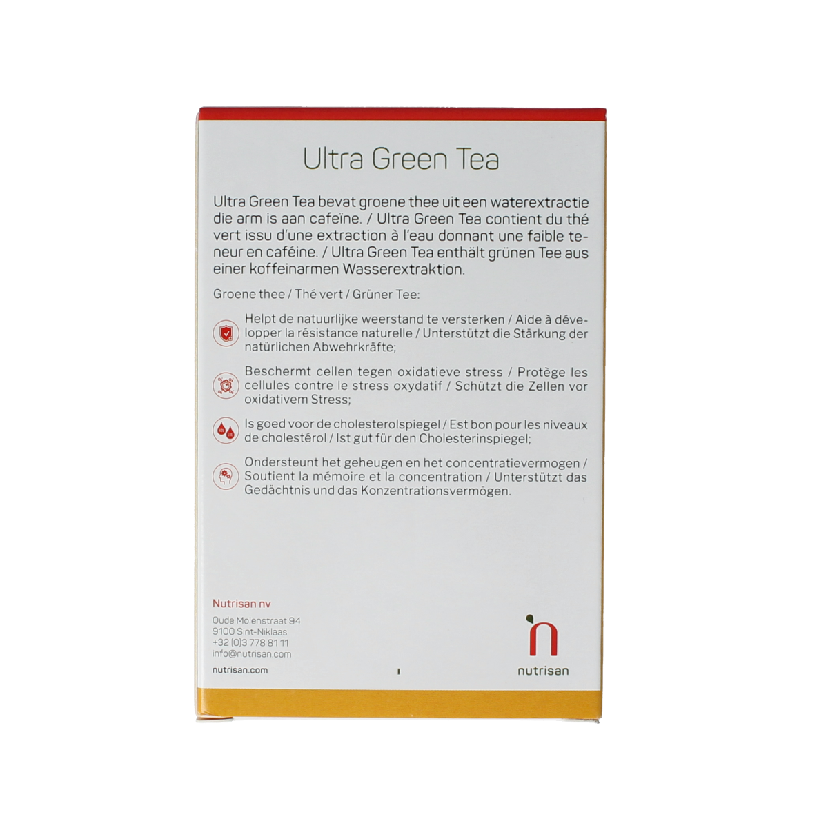 Nutrisan Ultra green tea 90.00 Capsules