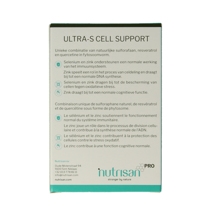 Nutrisanpro Ultra-s cell support 30 Capsules