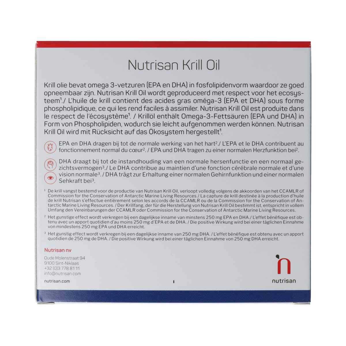 Nutrisan Krill oil 180.00 Licaps