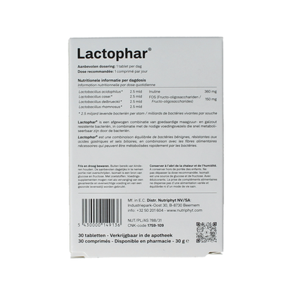 Nutriphyt Lactophar 30.00 Tabletten