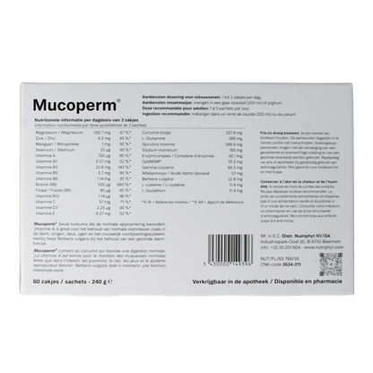 Nutriphyt Mucoperm 60.00 Zakjes