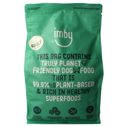 Imby Pet Food  Hondenbrokken adult vegan 1500.00 Gram