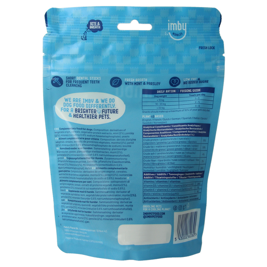 Imby Pet Food  Hondensnack dental stick vegan 100.00 Gram