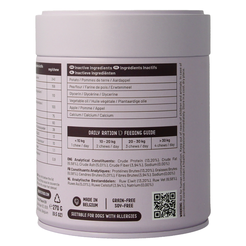 Imby Pet Food  Gewrichten & mobiliteit supplementen hond 90 Kauwtabletten