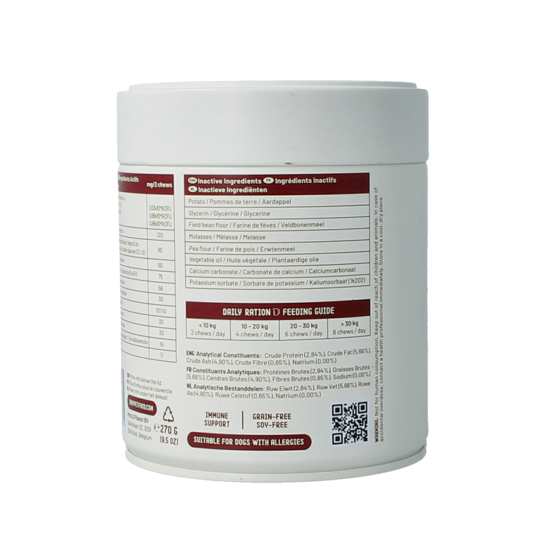 Imby Pet Food  Supplement hond anti-allergie & jeuk 90 Kauwtabletten