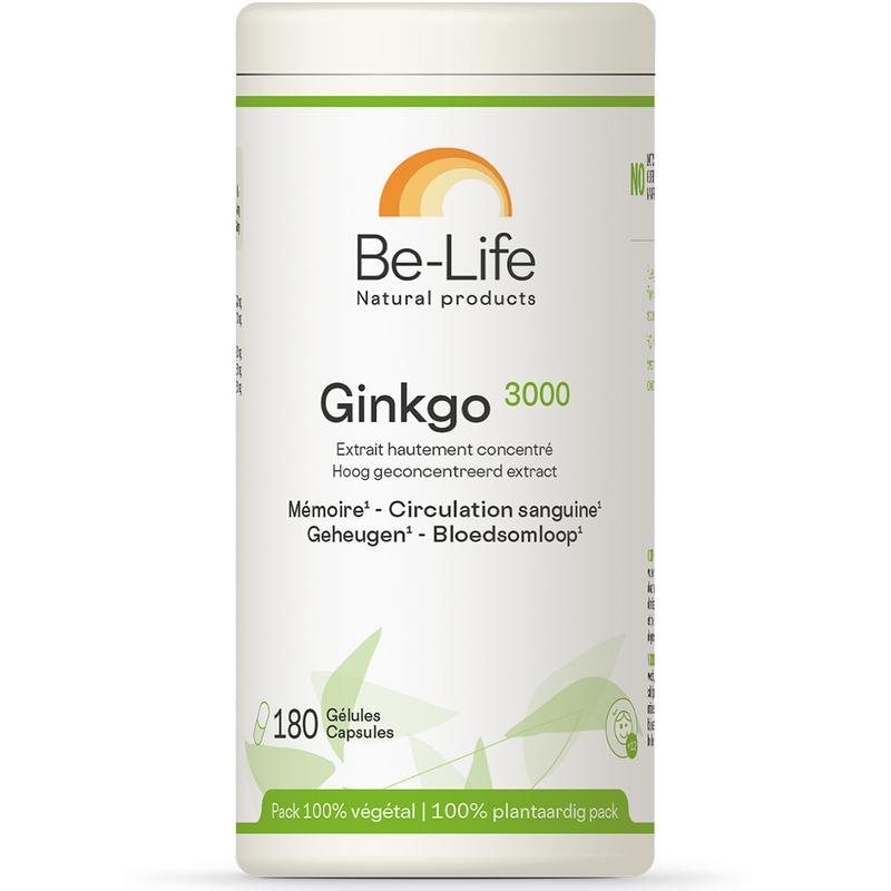 Be-Life Gink-go 3000 bio 180.00 Softgels