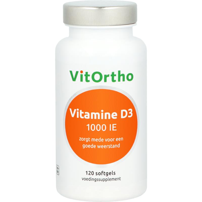 VitOrtho Vitamine D3 1000IE 120.00 Softgels