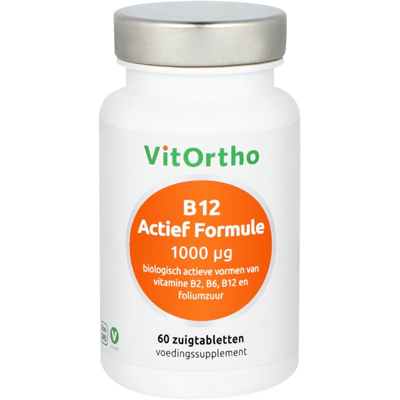 VitOrtho B12 Actief formule 1000 mcg 60.00 Zuigtabletten