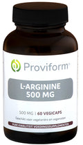 Proviform L-Arginine 500mg 60.00 Vegetarische capsules
