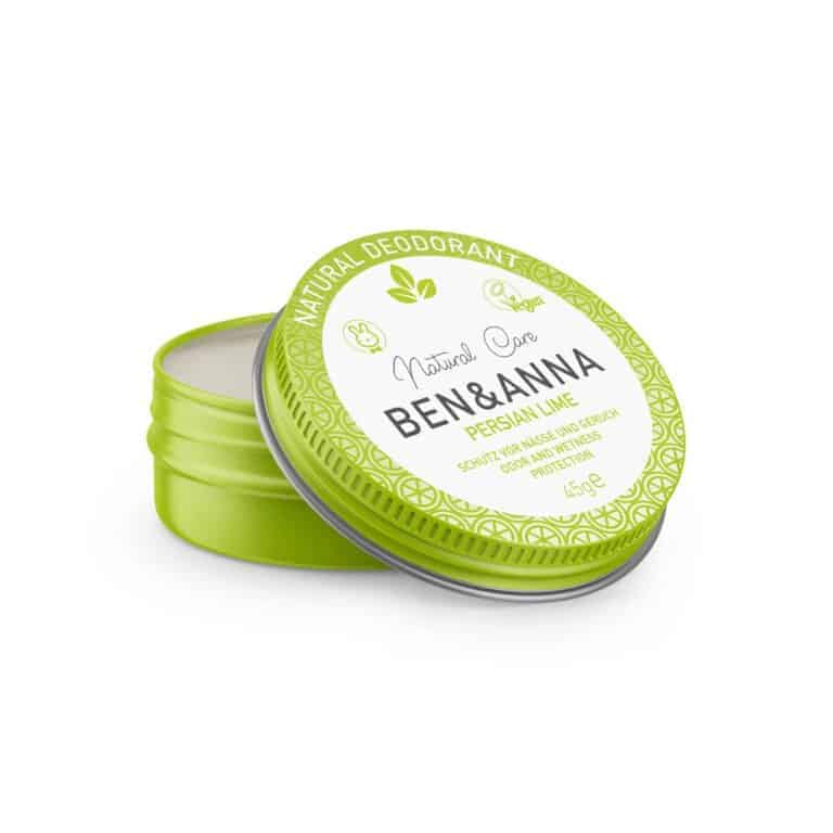 Ben & Anna Natural deodorant creme persian lime 45.00 Gram