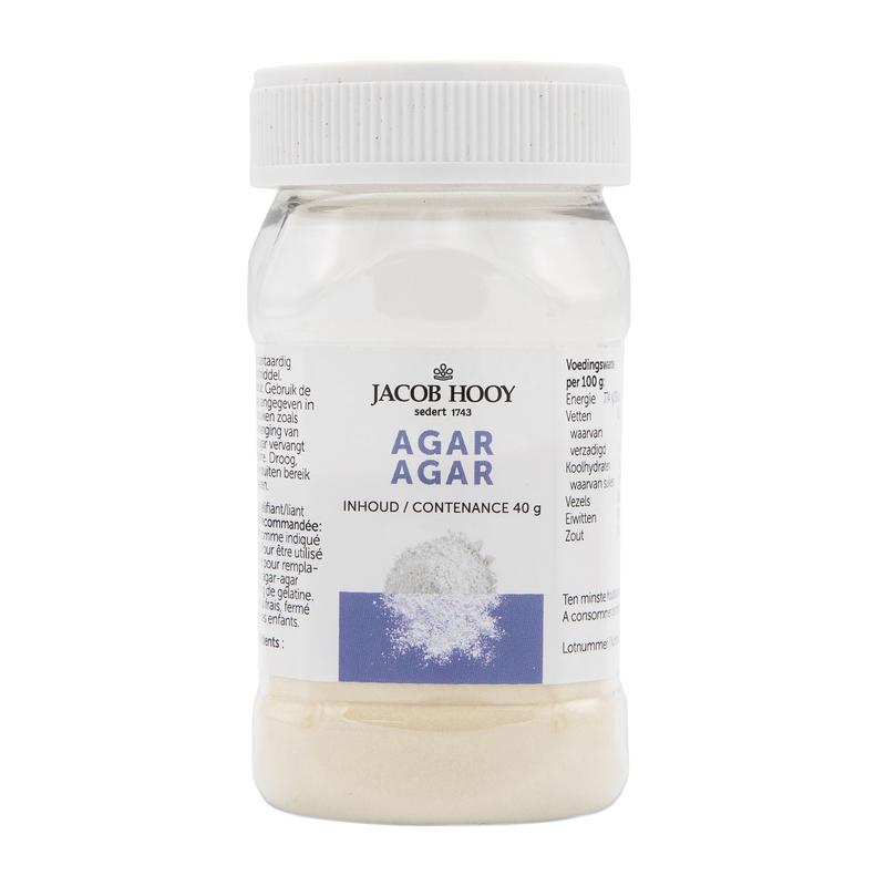 Jacob Hooy Agar agar 40.00 Gram