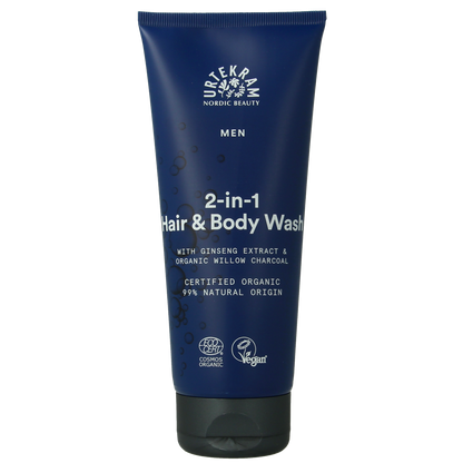 Urtekram Men haar en body wash 200.00 Milliliter
