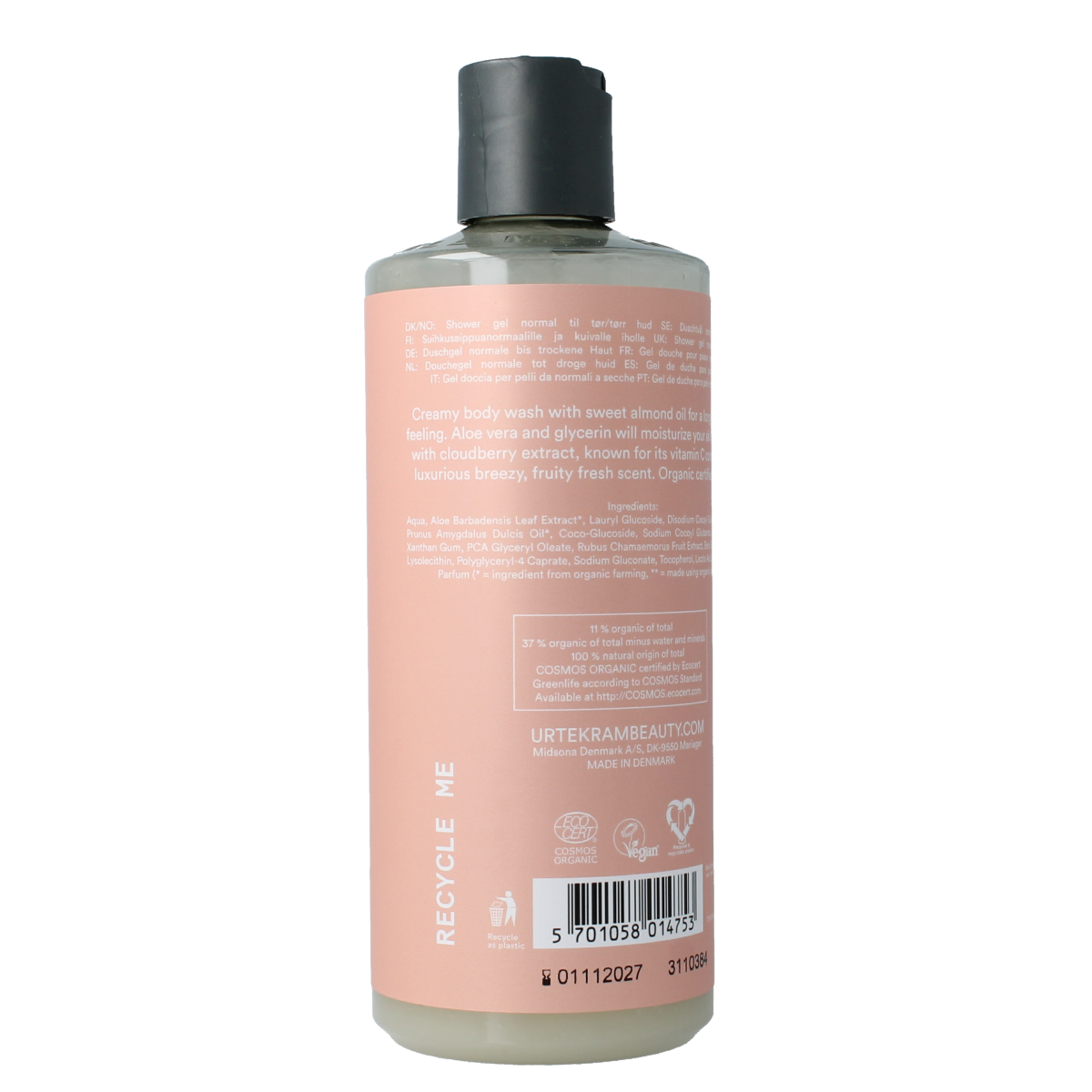 Urtekram Nordic berry creamy body wash 500.00 Milliliter