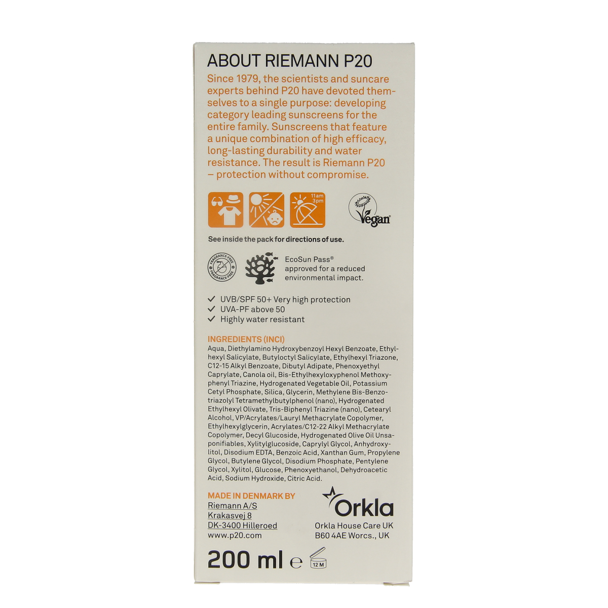 P20 Lotion kids SPF50+ 200.00 Milliliter