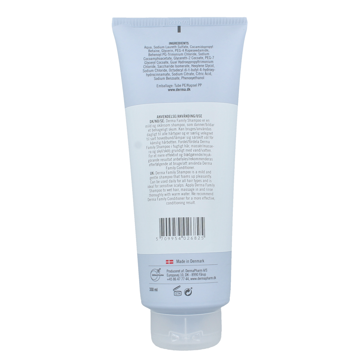 Derma Nourishing shampoo 350.00 Milliliter