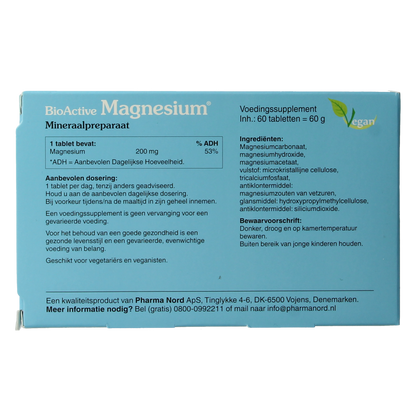 Pharma Nord BioActive magnesium 60.00 Tabletten