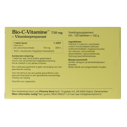 Pharma Nord Bio C vitamine 120.00 Tabletten