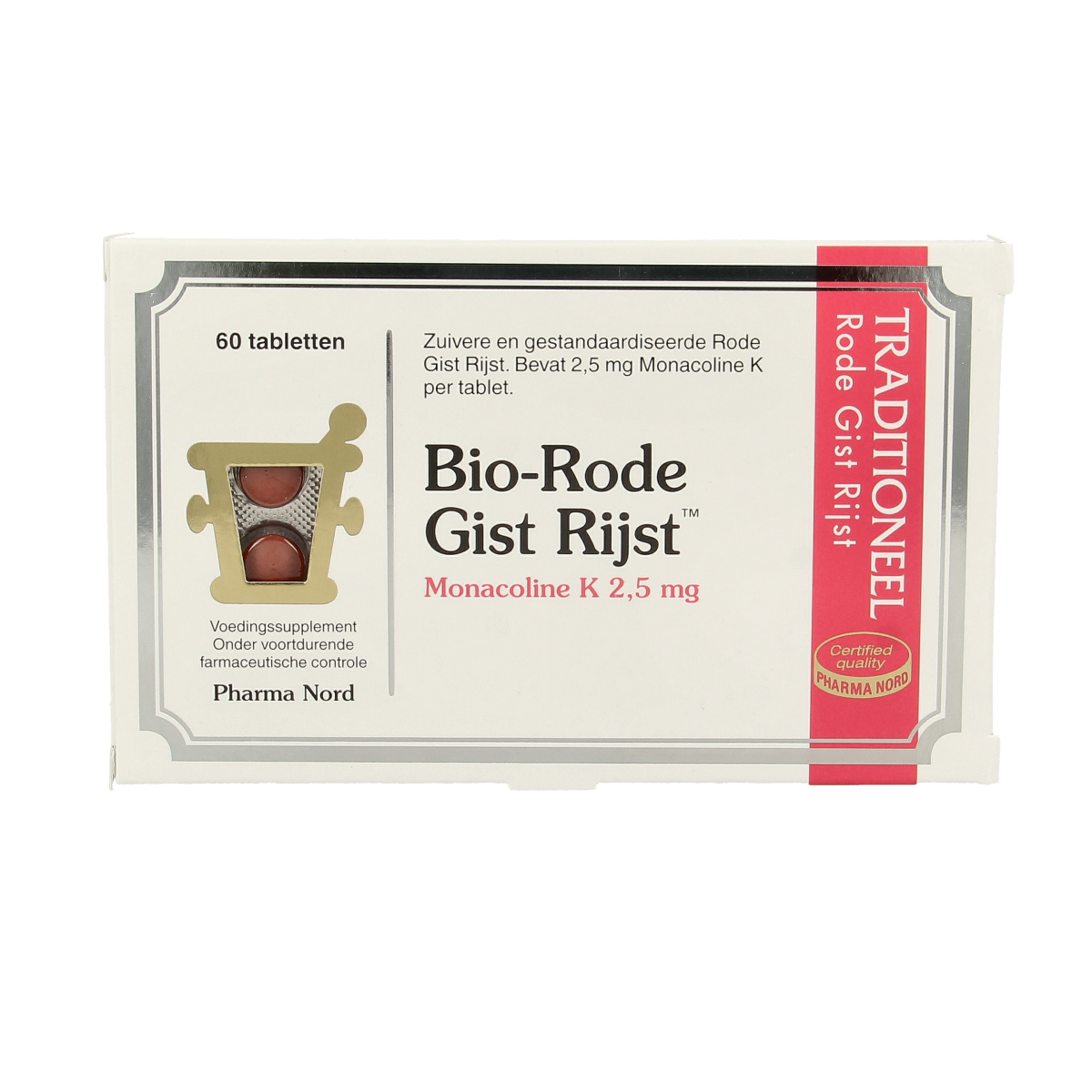 Pharma Nord Bio rode gist rijst 60.00 Tabletten