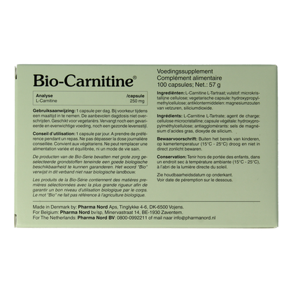 Pharma Nord Bio carnitine 100.00 Capsules