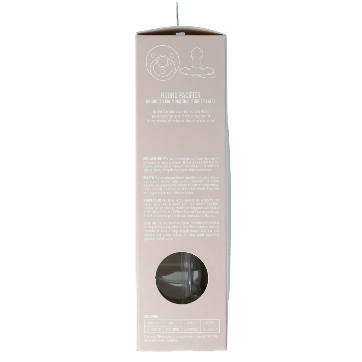 Bibs Fopspeen maat 3 vanilla/dark oak 2 pack 2.00 Stuks