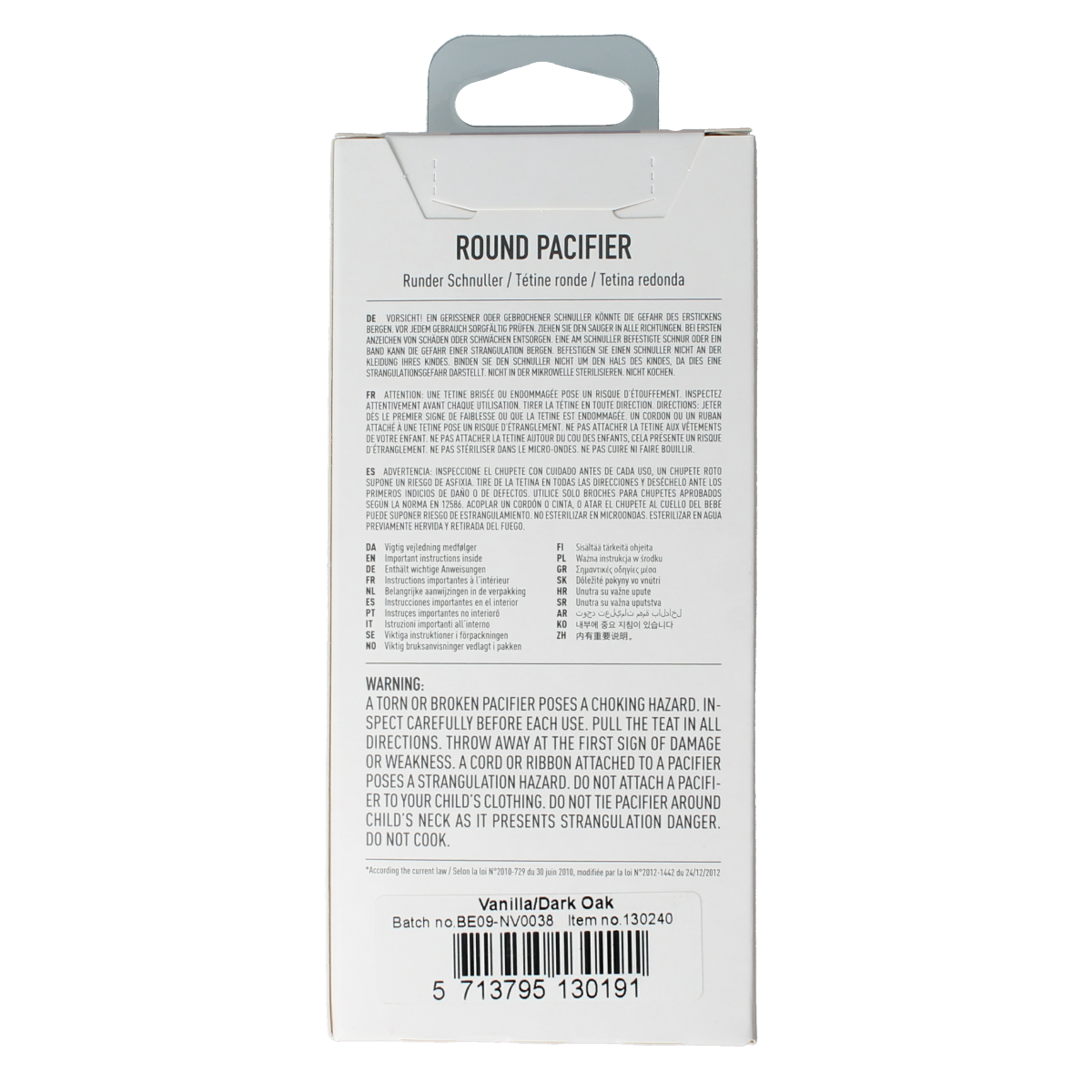 Bibs Fopspeen maat 3 vanilla/dark oak 2 pack 2.00 Stuks