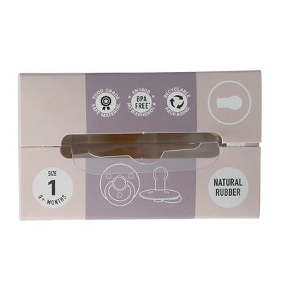 Bibs Fopspeen maat 1 blossom dusky lilac 2.00 Stuks