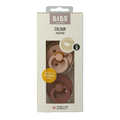 Bibs Fopspeen anatomical maat 2 blush/woodstock 2 Stuks