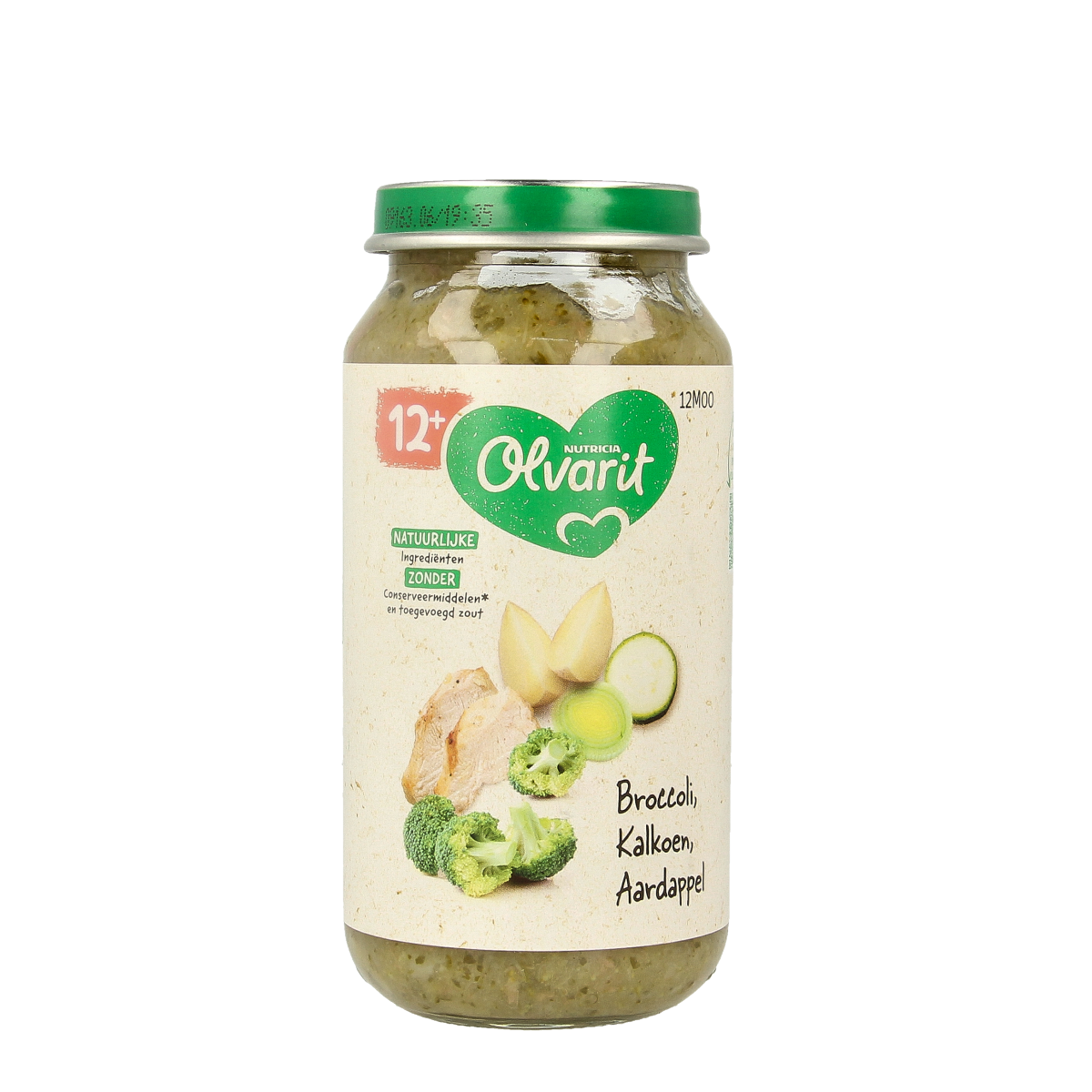 Olvarit Broccoli kalkoen aardappel 12M00 250.00 Gram