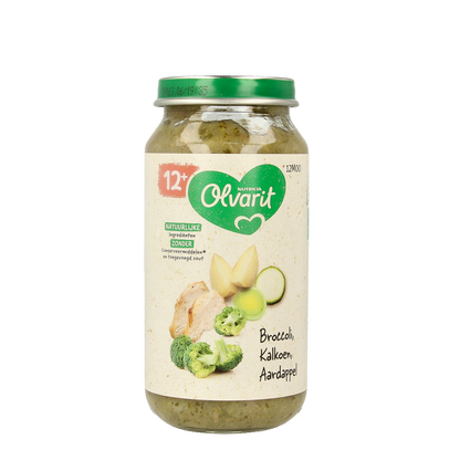 Olvarit Broccoli kalkoen aardappel 12M00 250.00 Gram