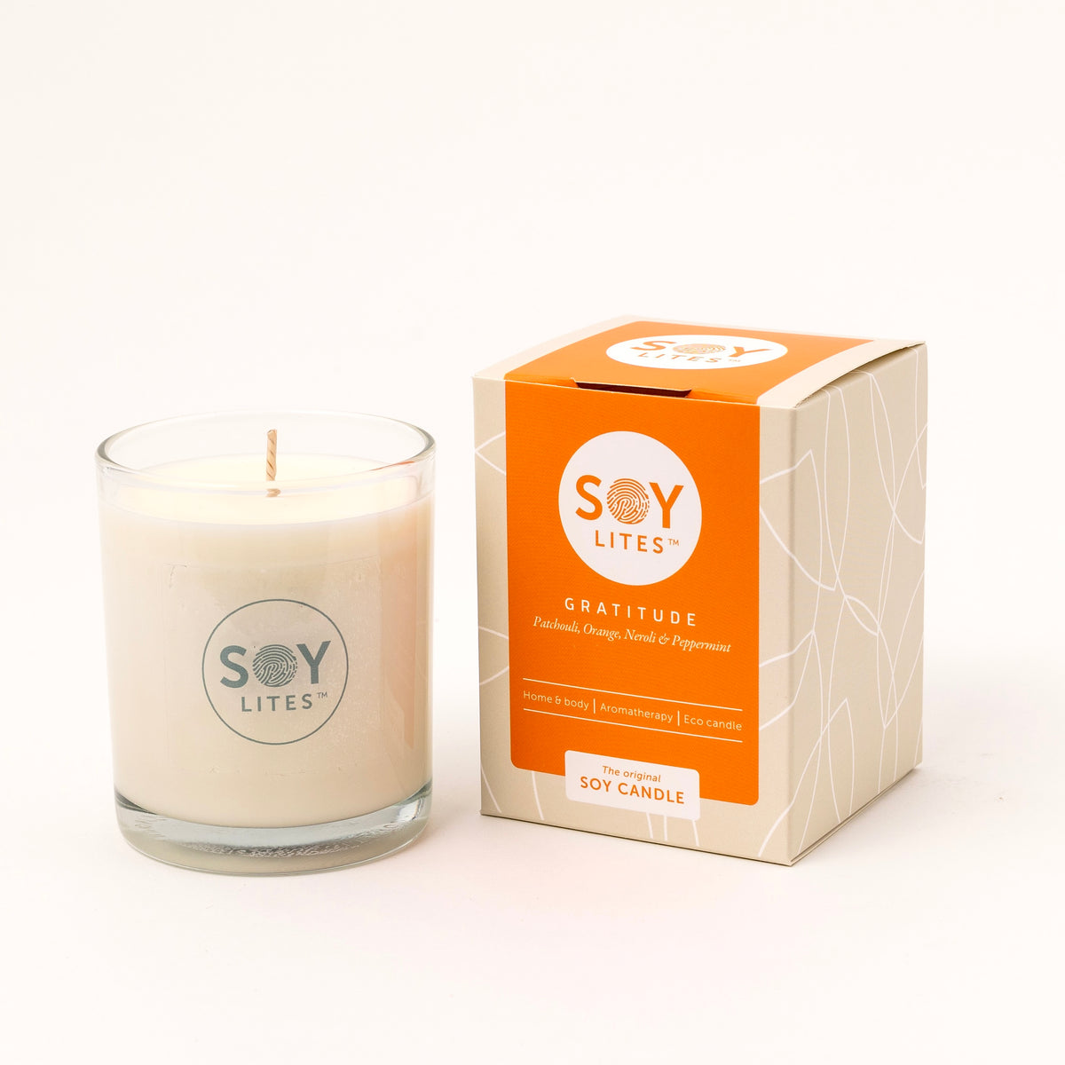 Soylites Soja geurkaars gratitude 70 Milliliter