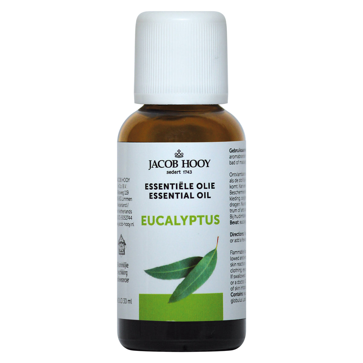 Jacob Hooy Eucalyptus olie 30.00 Milliliter