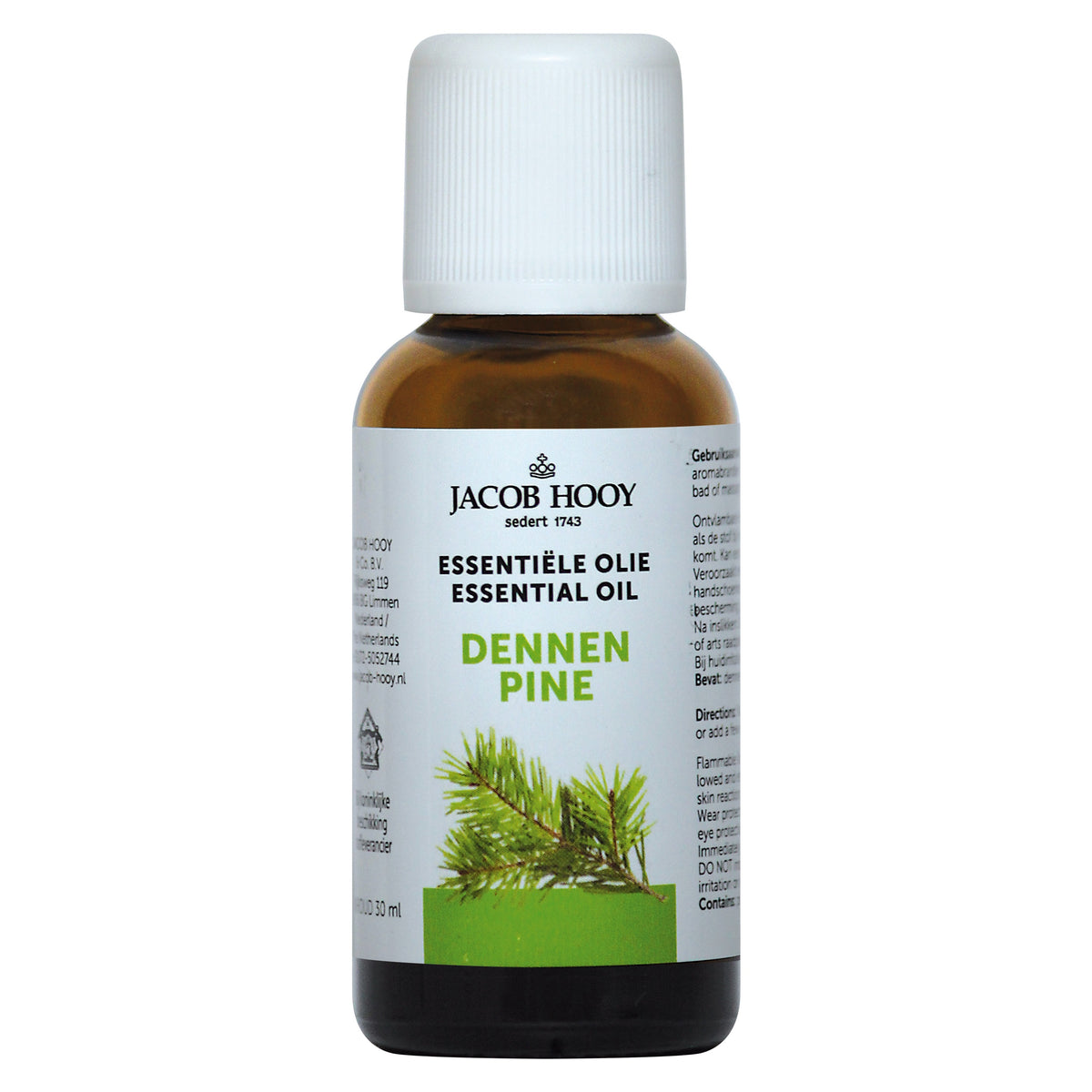 Jacob Hooy Dennen olie 30.00 Milliliter