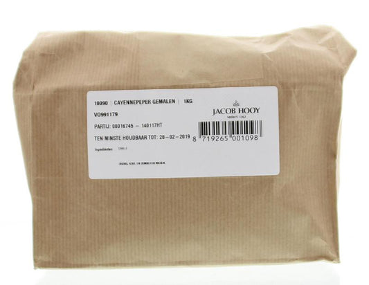 Jacob Hooy Cayennepeper gemalen 1.00 Kilogram