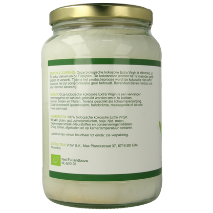 Vitiv Kokosolie extra virgin bio 1700 Milliliter