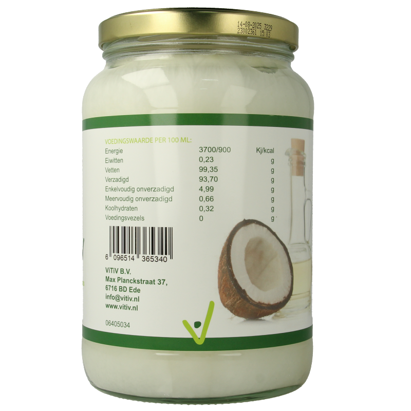Vitiv Kokosolie extra virgin bio 1700 Milliliter