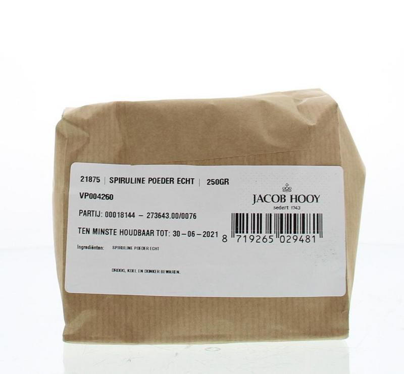 Jacob Hooy Spirulina poeder 250.00 Gram