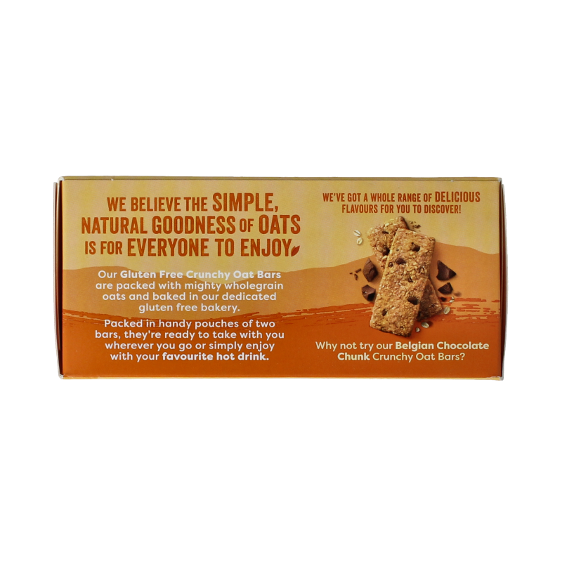 Nairns Crunchy oat bars honey glutenvrij 160 Gram