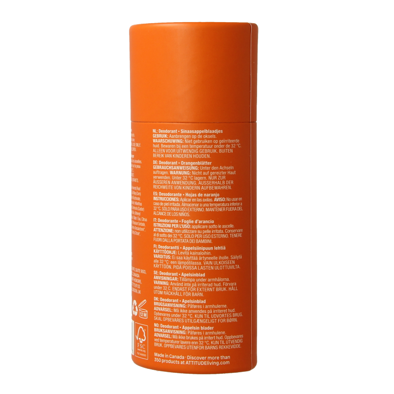 Attitude Deo super leaves  orange leaves 85 Gram