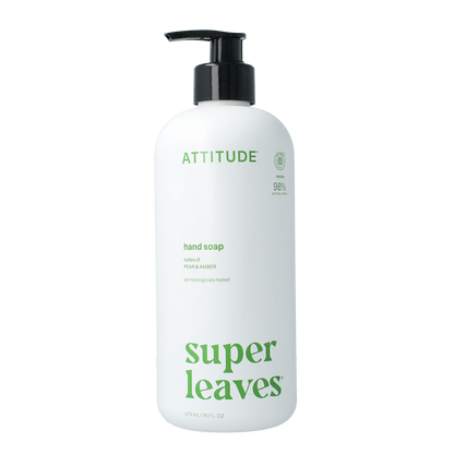 Attitude Super leaves handzeep pear & amber 473.00 Milliliter