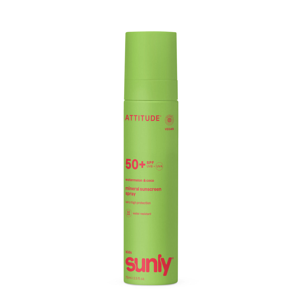 Attitude ATT SUNLY Sunscreen spray Kids SPF50 watermelon 75.00 Milliliter
