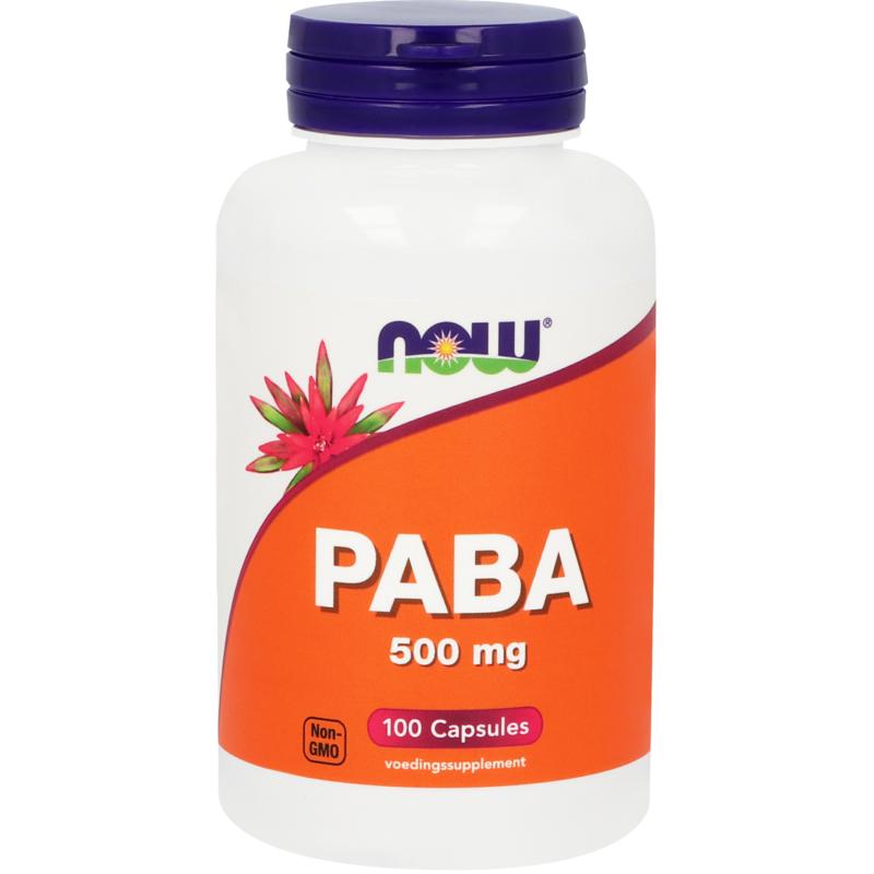 NOW PABA 500mg 100.00 Capsules