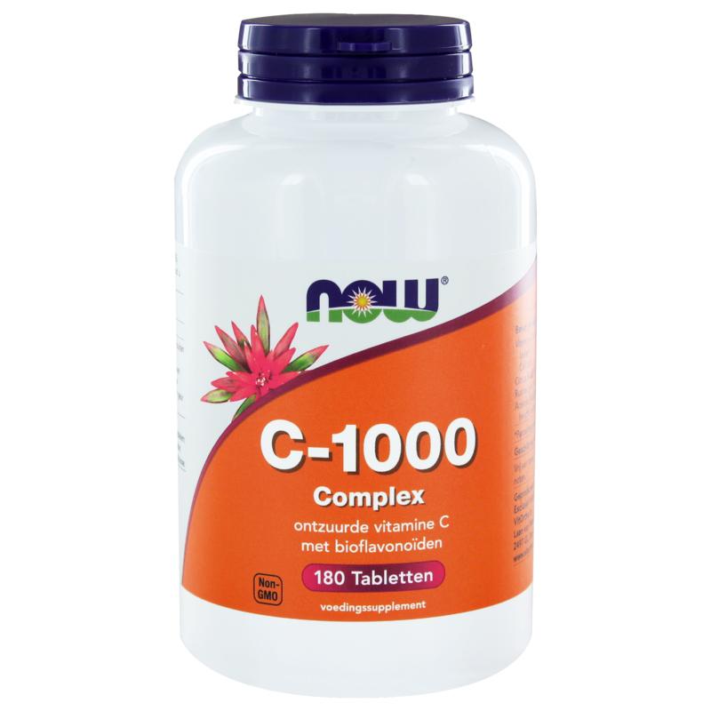 NOW Vitamine C 1000mg complex 180.00 Tabletten