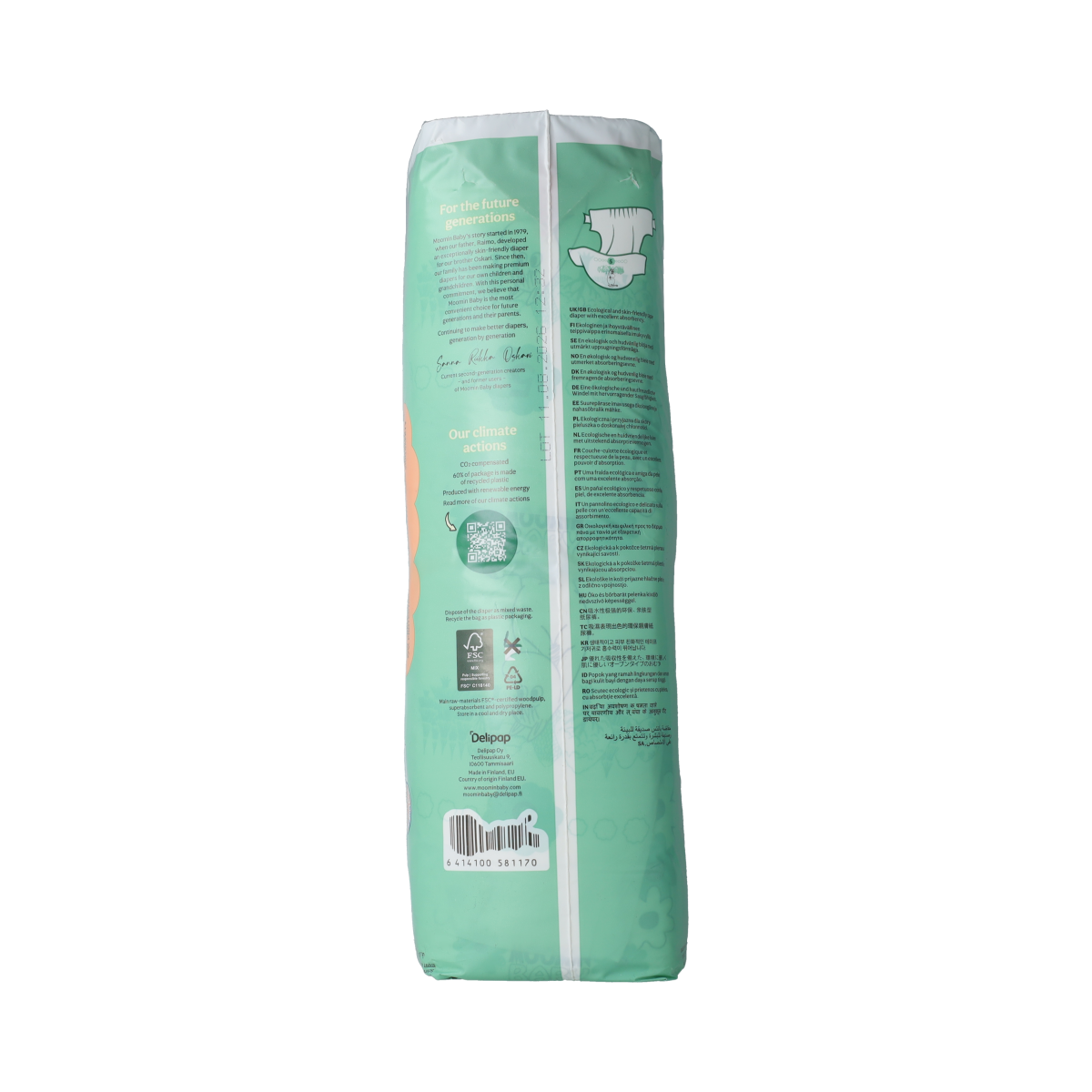 Moomin Moomin Baby luiers maat 5 36 pcs. 10-16 kg 36.00 Stuks