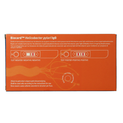 Biocard Helicobacter pylori test 1.00 Stuks