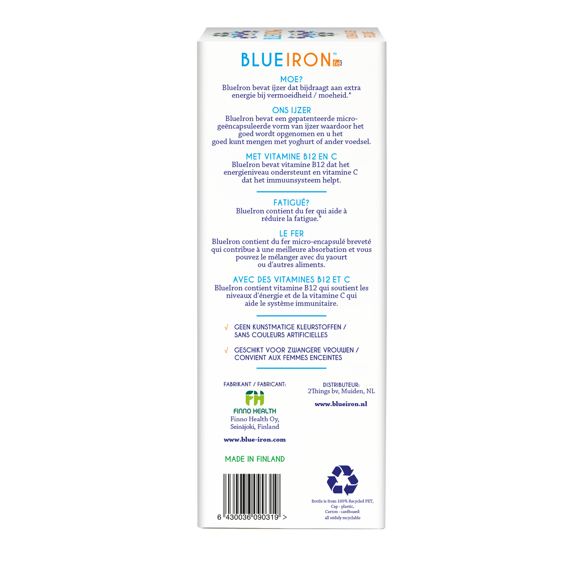 Blueiron Vloeibaar ijzer original 330.00 Milliliter