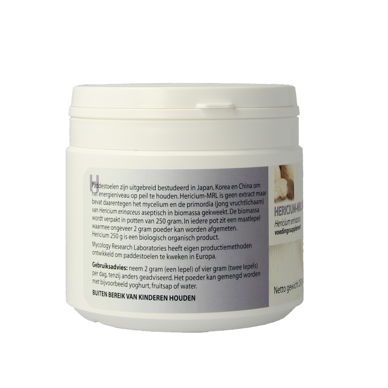 MRL Hericium poeder bio 250 Gram