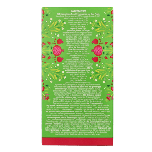 English Tea Shop Green tea pomegranate bio 20.00 Zakjes