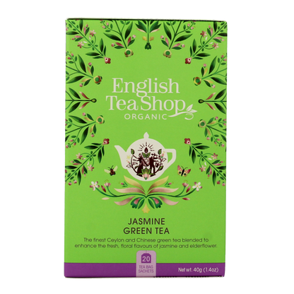 English Tea Shop Jasmin green tea bio 20.00 Zakjes