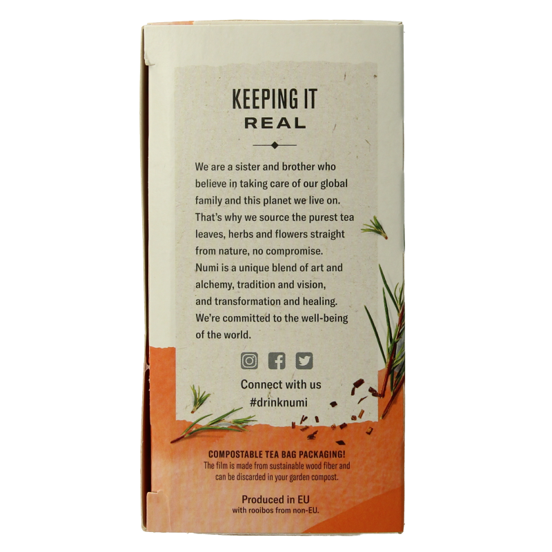 Numi Rooibos bio 18 Zakjes