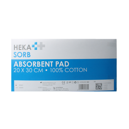 Hekasorb Absorberend verband 20x30 steriel  10.00 Stuks